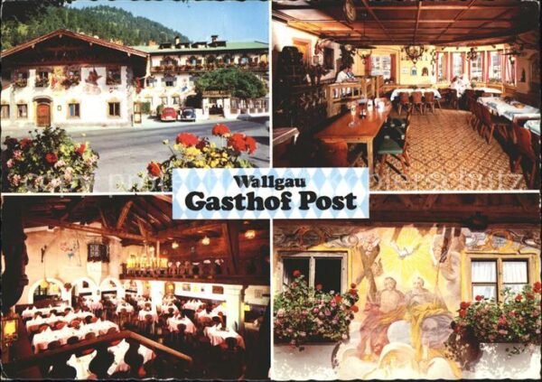 Wallgau Hotel Gasthof Post Bierstüberl Festsaal
