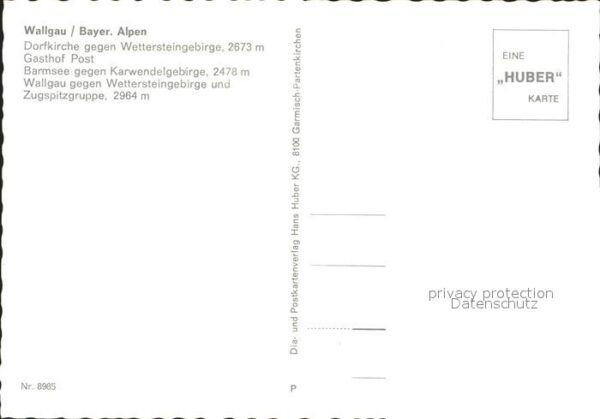 Wallgau Dorfkirche Wettersteingebirge Gasthof P – Bild 2
