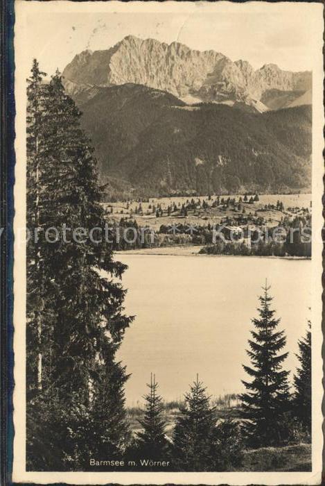 Barmsee mit Wörner Karwendelgebirge