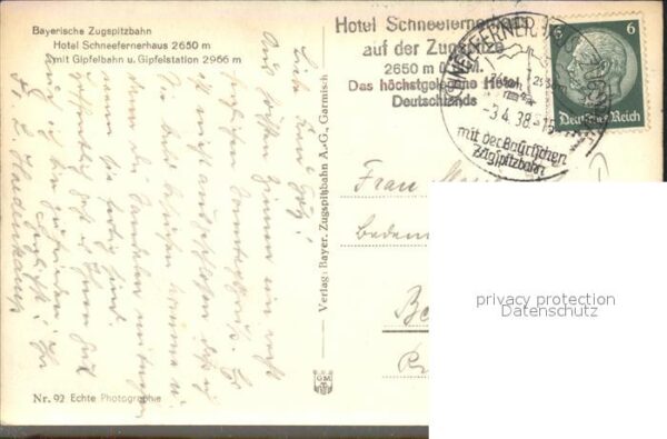 Garmisch-Partenkirchen Berghotel Schneefernerhaus Gipfelstatio – Bild 2