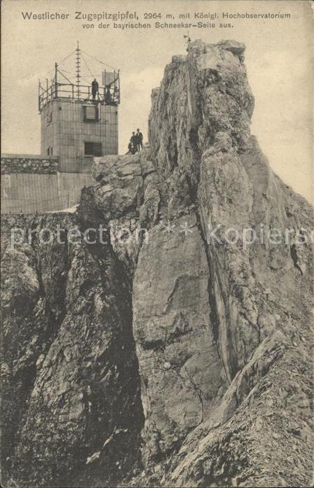 Garmisch-Partenkirchen Westlicher Zugspitzgipfel Königliches H