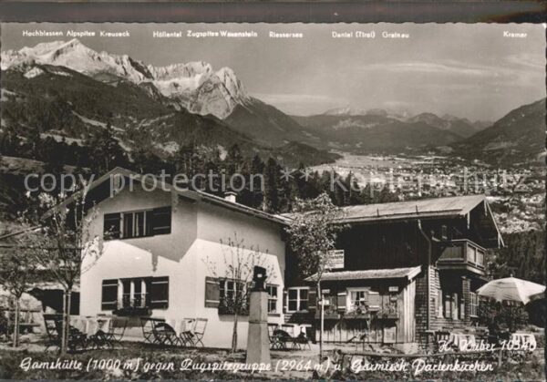 Garmisch-Partenkirchen Bergwirtschaft Gamshütte am Sonnenberg
