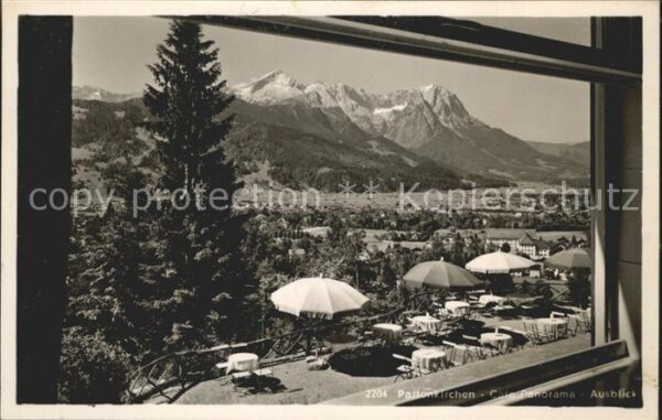 Garmisch-Partenkirchen Cafe Panorama Terrasse