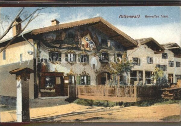 Mittenwald Bayern Bemaltes Haus