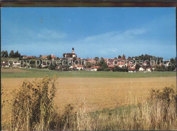 Schaeftlarn Blick auf Hohenschäftlarn
