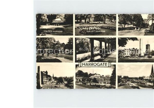 Harrogate UK Valley Gardens Montpellier Parade The C