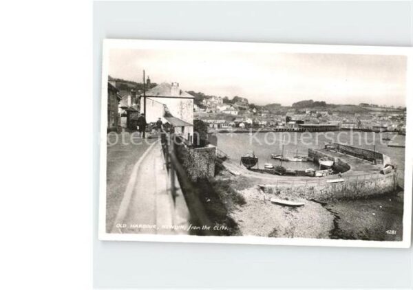 Newlyn Goonhavern Old Harbour from the Cliff
