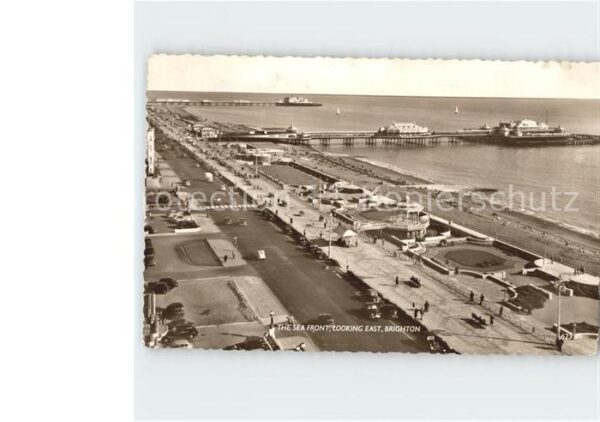 Brighton East Sussex The Sea Front Looking East