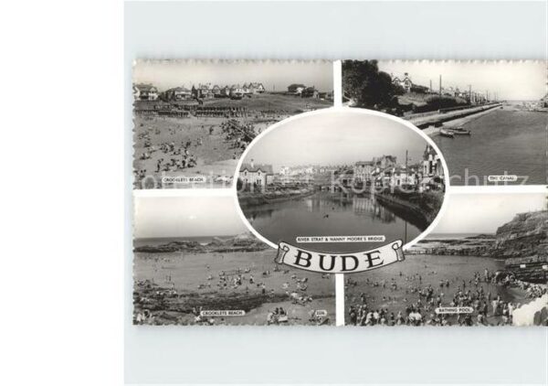 Bude North Cornwall Crooklets Beach The Canal River Strat N