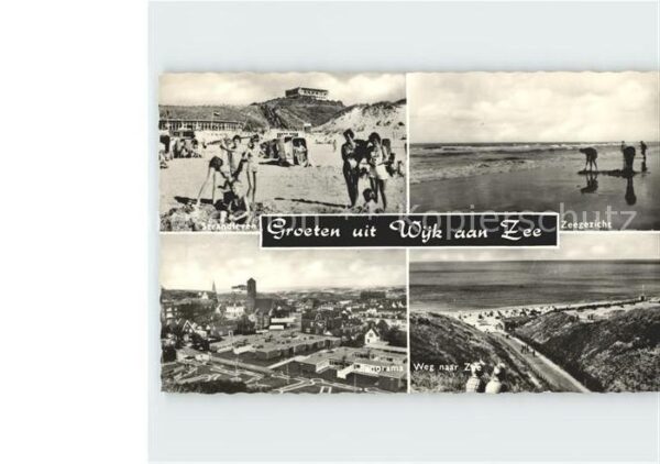 Wijk aan Zee Strandleven Zeegezicht Panorama Weg naa