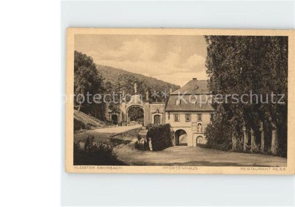 Hattenheim Rheingau Kloster Eberbach Hotel Restaurant Ress