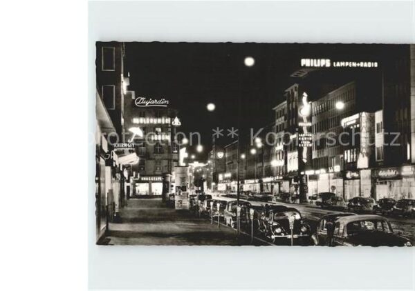 Mannheim Planken bei Nacht