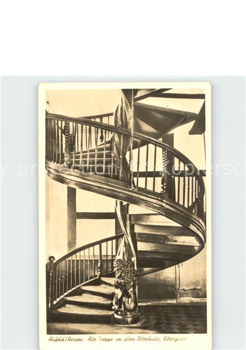 Alsfeld Alte Treppe am alten Ritterhaus Ritterg