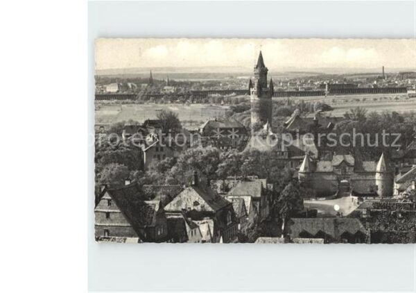 Friedberg Hessen Burg Friedberg mit Blick auf Bad Nauhei