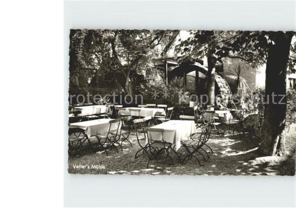 Bensheim Bergstrasse Vetters Mühle Gartenterrasse