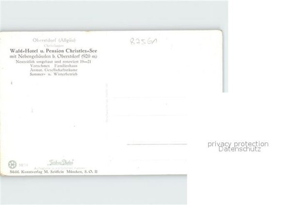 Oberstdorf Wald Hotel und Pension Christles See – Bild 2