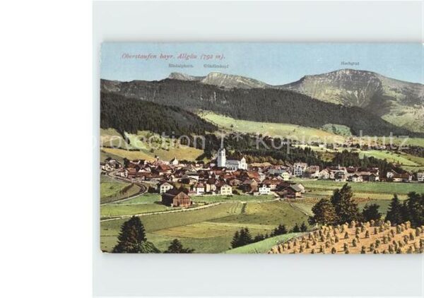 Oberstaufen mit bayr Alpen