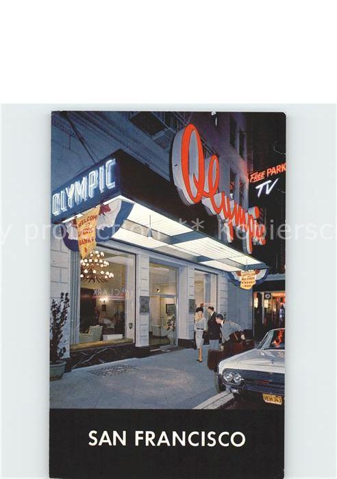 San Francisco California The Olympic Hotel
