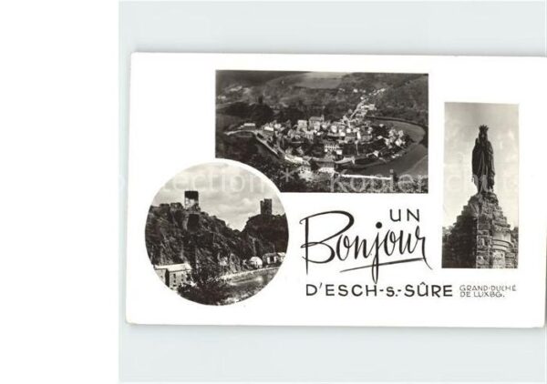 Esch-sur-Sure Totalansicht Grand Duche de Luxbg