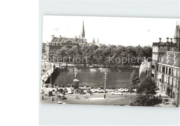 s-Gravenhage Hofvijver met Mauritstoren