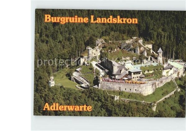 Villach Kaernten Burgruine Landskron Adlerwarte