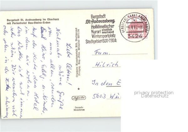 St Andreasberg Harz Ferienhotel Bau Steine Erden – Bild 2