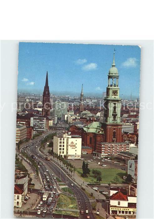 Hamburg Michel mit St Nikolai und St Katharinen