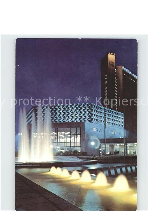 Karl-Marx-Stadt Stadthalle und Interhotel Kongress