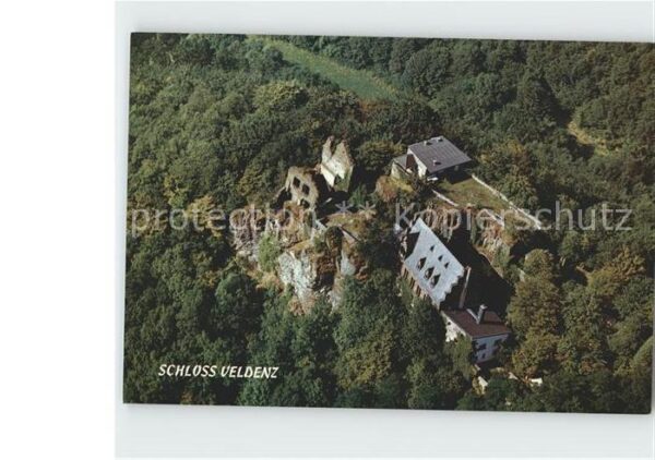 Veldenz Schloss Veldenz Fliegeraufnahme