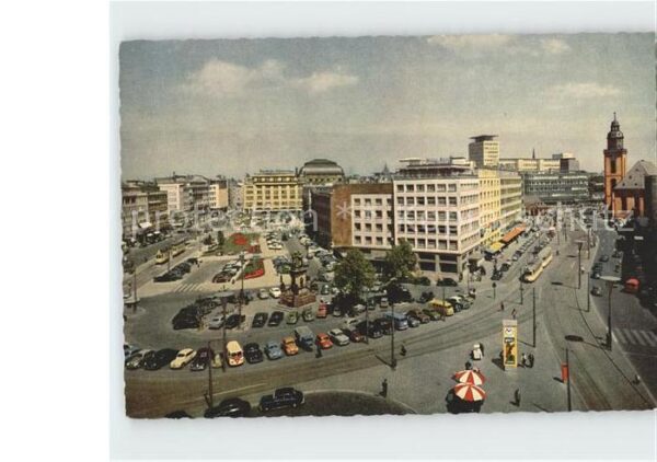 Frankfurt Main Rossmarkt Panorama