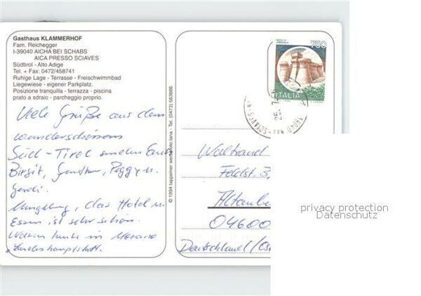 Aicha Schabs Gasthaus Klammerhof Swimmingpool – Bild 2