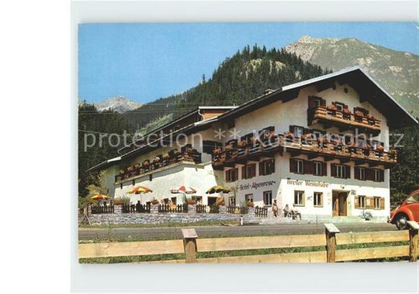 Elbigenalp Hotel Alpenrose Terrasse