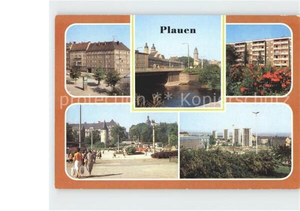 Plauen Vogtland Leninplatz Esterbr?cke Seehaus Otto Gro