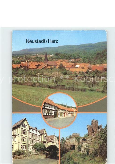 Neustadt Harz Teilansicht Baldusstrasse Kurhaus Haus