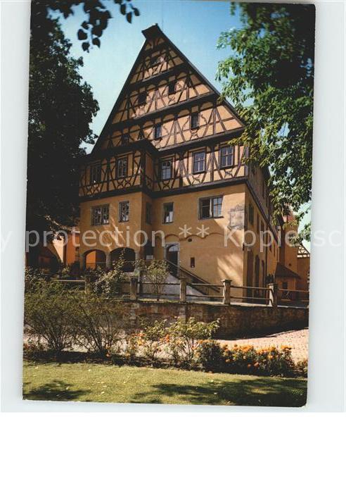 Dinkelsbuehl Historisches Museum Rückfront im Spital
