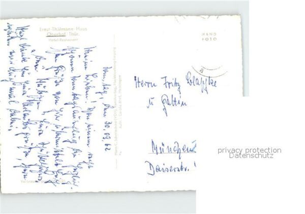 Oberhof Thueringen Ernst Thälmann Haus – Bild 2