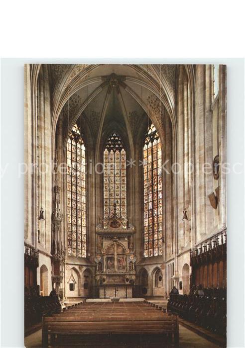 Esslingen Neckar Stadtkirche St Donysius Chor mit Hochal