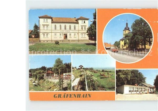 Graefenhain Thueringen Gaststätte Freundschaft Teilansicht Sch