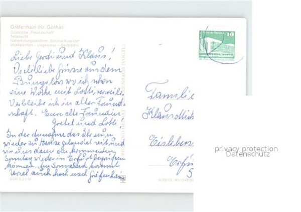 Graefenhain Thueringen Gaststätte Freundschaft Teilansicht Sch – Bild 2