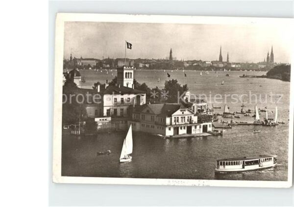Hamburg Uhlenhorster Fährhaus und Aussenalster