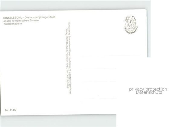 Dinkelsbuehl Knabenkapelle – Bild 2