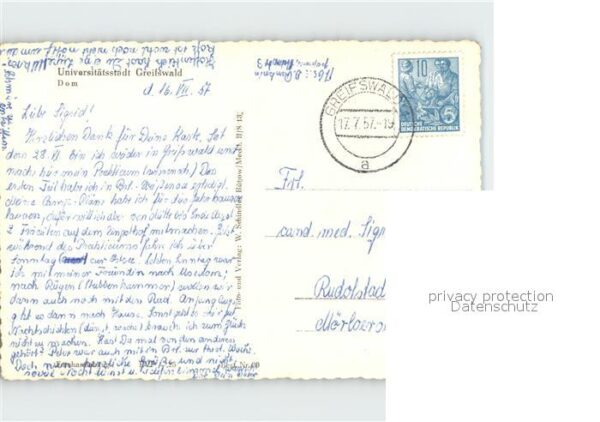 Greifswald Mecklenburg Vorpommern Dom – Bild 2