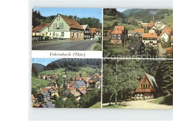 Fehrenbach Thueringer Wald HOG Rasthof Teilansichten Waldbaude Wer