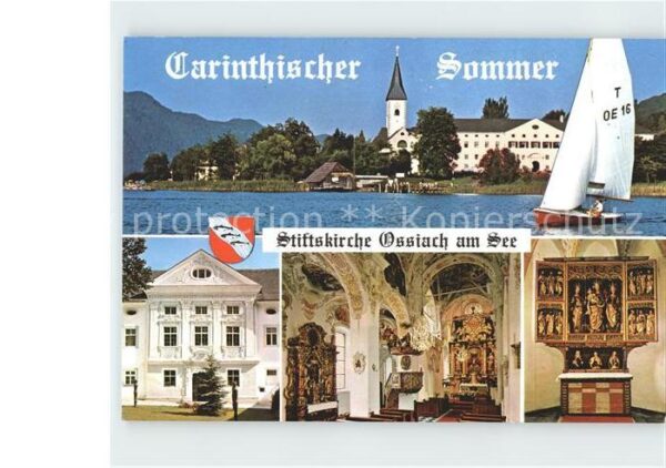 Ossiachersee Stiftskirche Details Carinthischer Somm