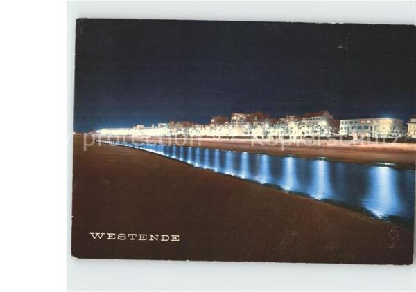 Westende Stadtansicht bei Nacht