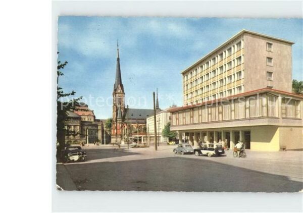 Karl-Marx-Stadt Theaterplatz Kirche