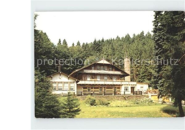 Tabarz Ferienheim Schweizerhaus des VEB Leipzi