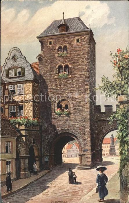 Eisenach Thueringen Nicolaitor Serie Eisenach und Wartburg
