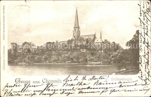 Chemnitz Schlossteich Kirche