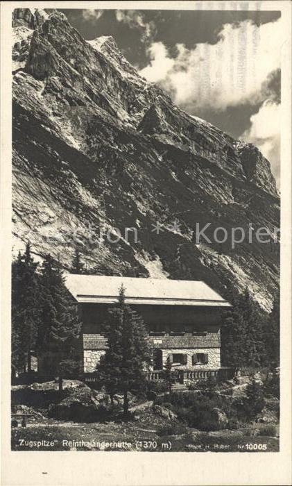 Garmisch-Partenkirchen Zugspitze Reintalangerhütte Berghütte W